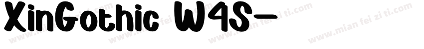 XinGothic W4S字体转换